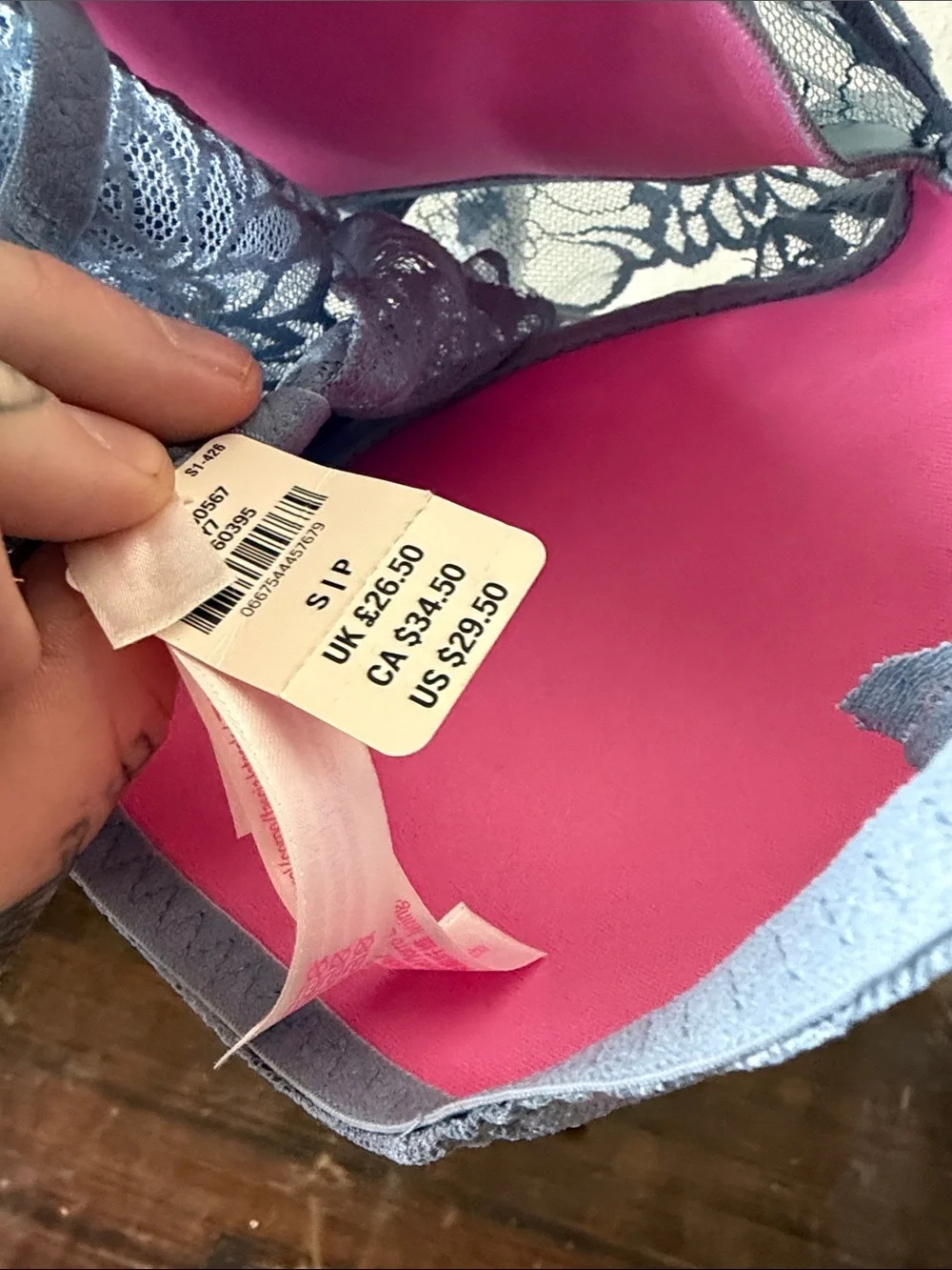 NWT Victorias Secret Pink Bra Size Small